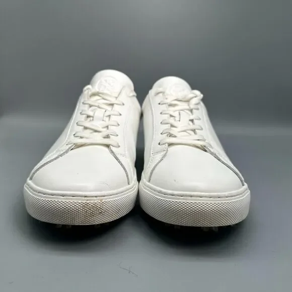 G/Fore Circle G Disruptor Men's 11.5 White Leather Lace-Up Low Top Golf Shoes - Picture 3 of 11